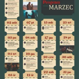 projekt harmonogramu kina na dany miesiąc