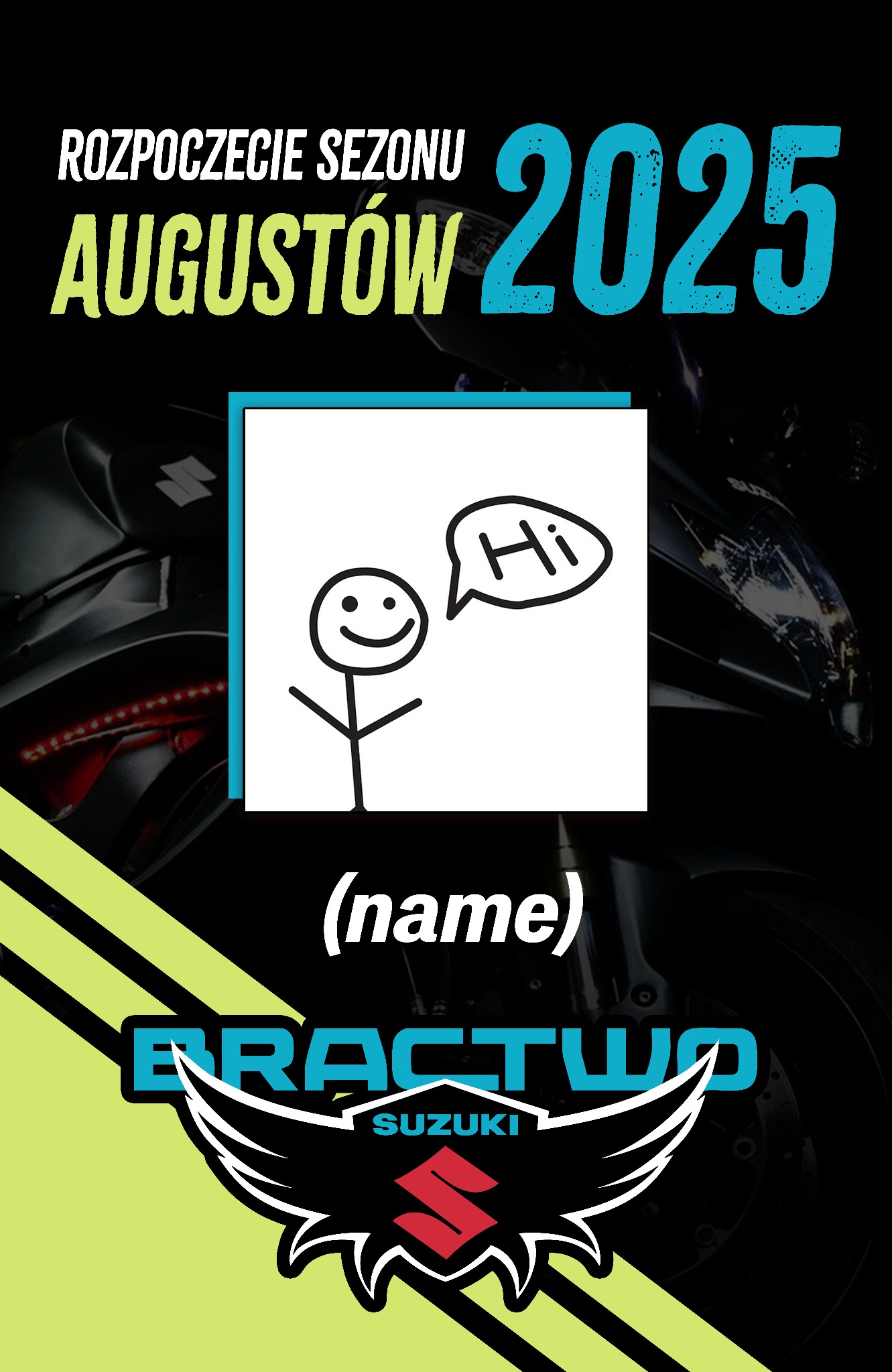 Projekt identyfikatorów na wydarzenie