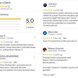 Mycie dachów Poznań 1