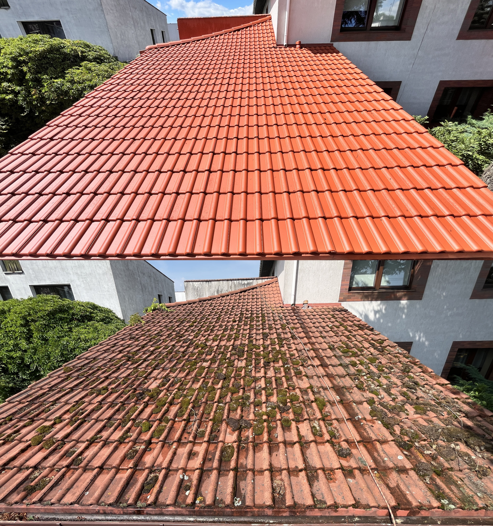 Mycie i malowanie dachu