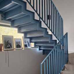 PRO GRAPHIC Jacek Siemiec - Schody stalowe + balustrada. Stopnice wykonane z aluminium