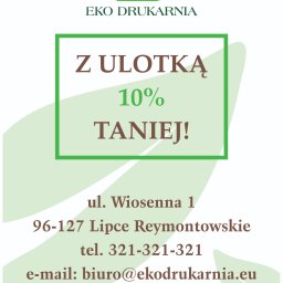 Projekt ulotek + znak wodny