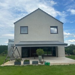 JACEK PIJAR BUDMASTER - Duży taras? Duża markiza! Selt Palladio 7mx3,6m