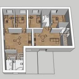 Projekt przebudowy domu Jarocin 1