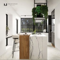 Fragment projektu kuchni dla moich klientów z Sopotu.