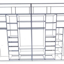 Projekt szafy na wymiar.