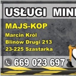 MARCIN KRÓL USŁUGI MINIKOPARKĄ MAJS-KOP - Perfekcyjne Wiercenie Studni Kraśnik
