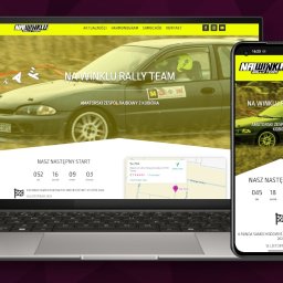 Na Winklu Rally Team - https://nawinklurallyteam.pl
Strona dla amatorskiego zespołu rajdowego, zawiera 4 podstrony, odliczanie do kolejnego startu, moduł Google Maps...