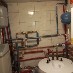 Instalacja kotłowni gazowej wraz z SUW