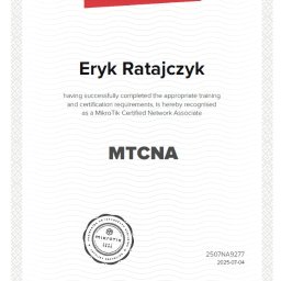 Certyfikat microtik