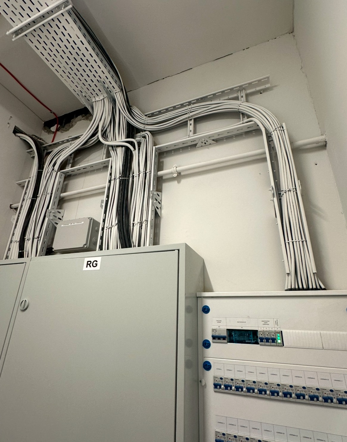 Montaż całej roździelnicy