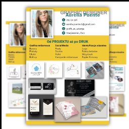 creARTive - Portfolio graficzne Aurelii Puente: wizytówki, logo, ulotki, plakaty, identyfikacja wizualna, grafika reklamowa i kampanie w social mediach. Różnorodne projekty graficzne.