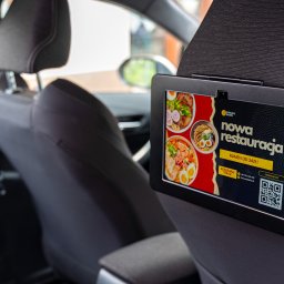 Przykład reklamy na naszych tabletach, zapewnij sobie mobilność reklamy