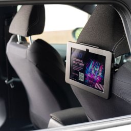 Przykład reklamy na naszych tabletach, zapewnij sobie mobilność reklamy