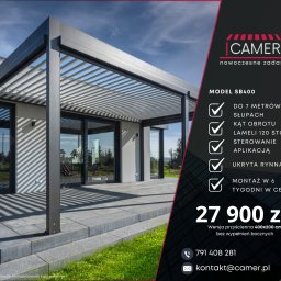 Lamelowe zadaszenia przyścienne