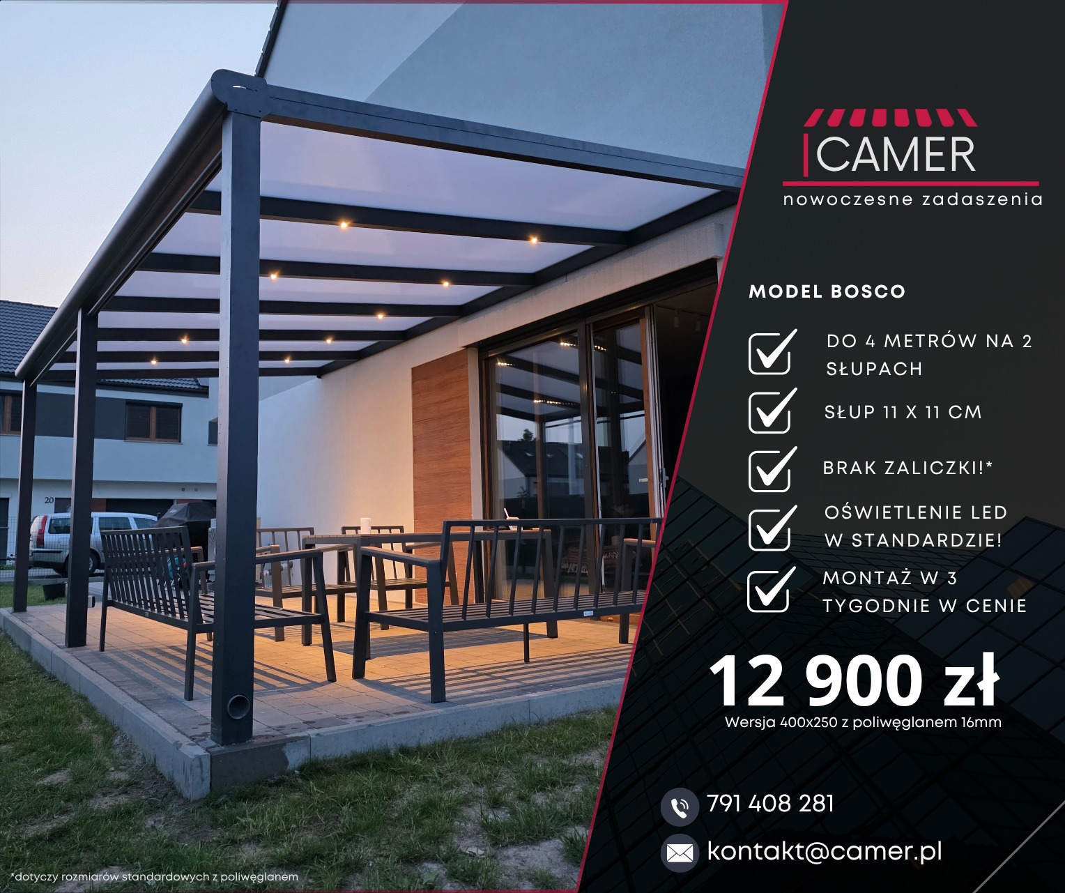 Mistrz w kategorii cena-jakość. Solidna konstrukcja z oświetleniem w stndardzie