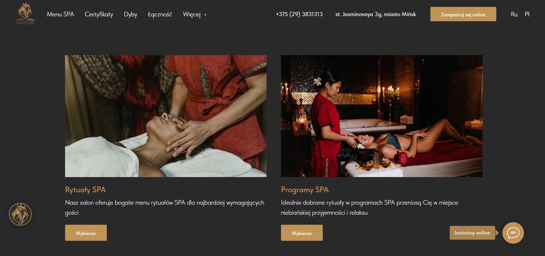 Salon masażu tajskiego GOLDENLION