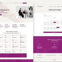 Agencja Interaktywna CodeinCode - Strona internetowa dla Gabinetu Psychologicznego z funkcją rezerwacji wizyt online