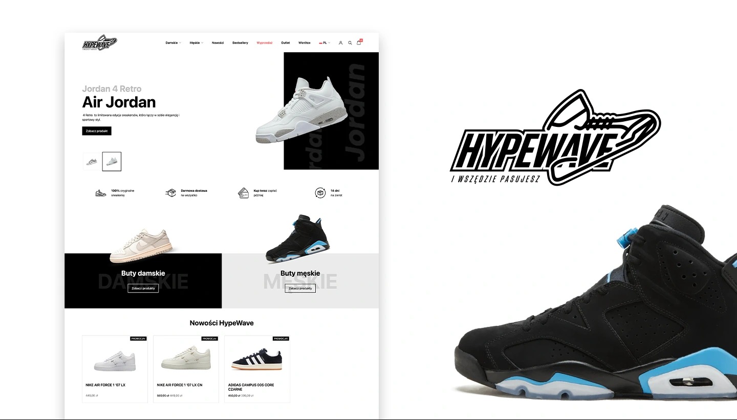 Sklep internetowy z obuwiem
