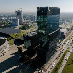 Nasza siedziba znajduje się w Katowicach, w biurowcu KTW.