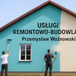 USŁUGI REMONTOWO-BUDOWLANE Przemysław Woźnowski - Malowanie Elewacji Lubowidz