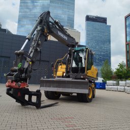 Usługi koparką kołową 