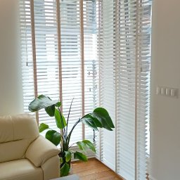 Verti Sun - Żaluzje Drewniane 50 Mm z Taśmami