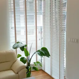 Żaluzje Drewniane 50 Mm z Taśmami