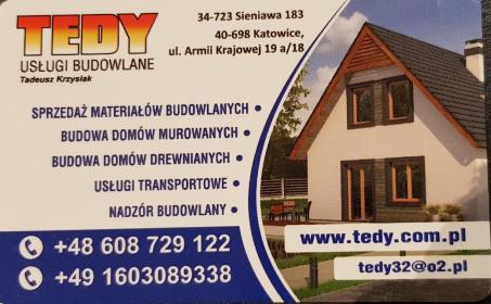 TEDY Usługi Budowlane - Domy Murowane Sieniawa