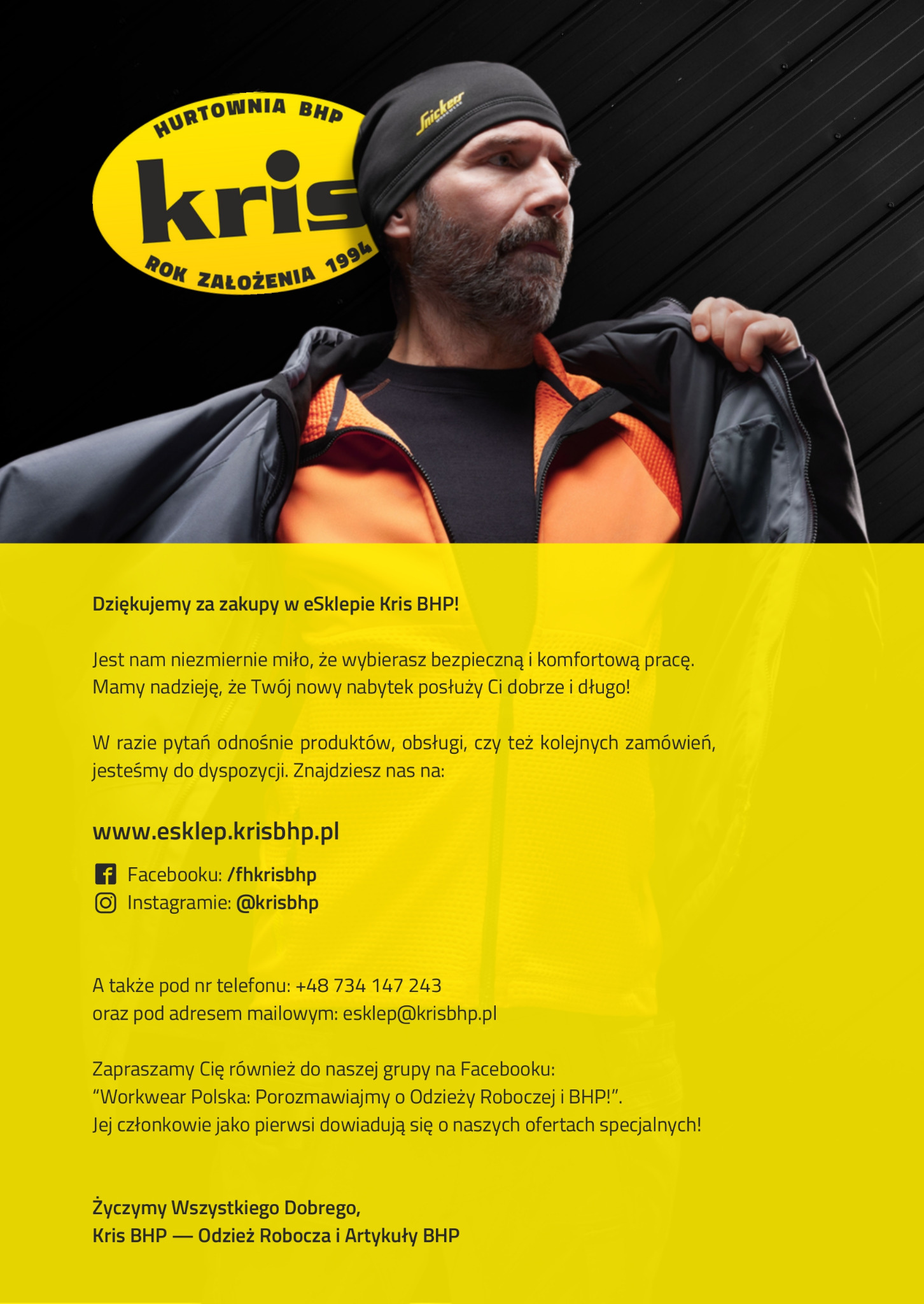 Ulotka — KRIS Hurtownia BHP