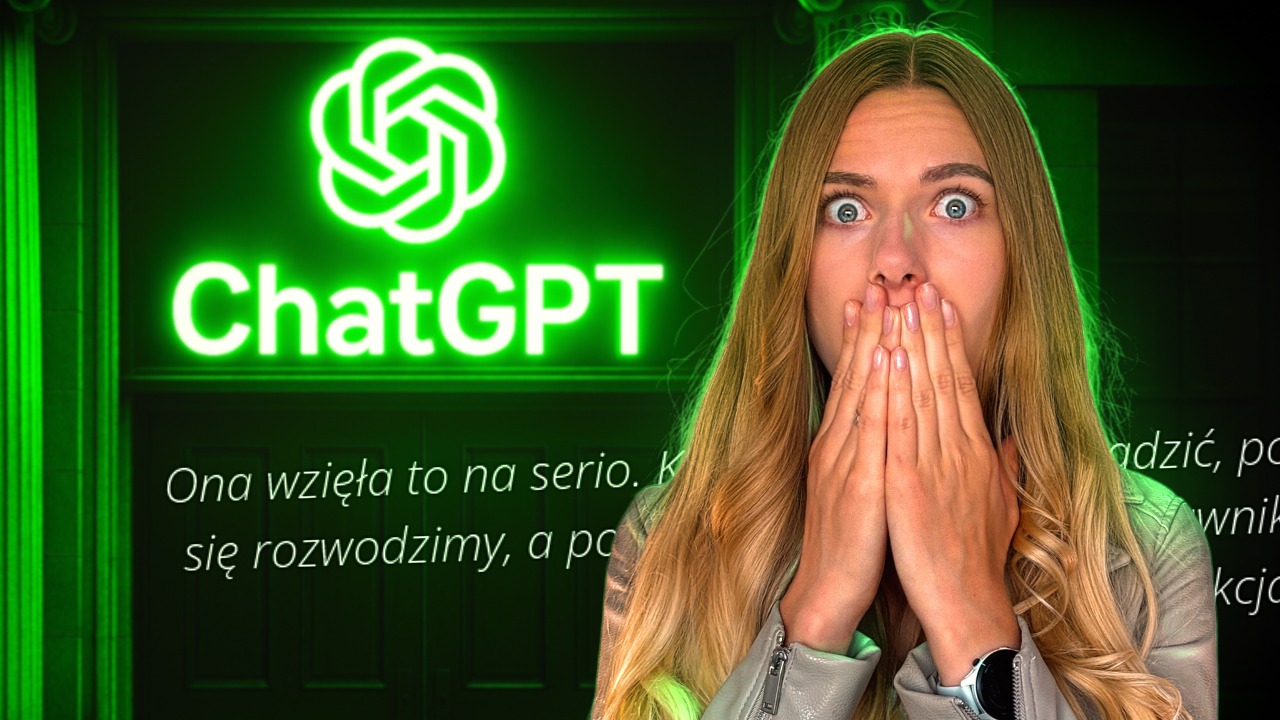 Miniatura YouTube — Tamta z Tym ChatGPT