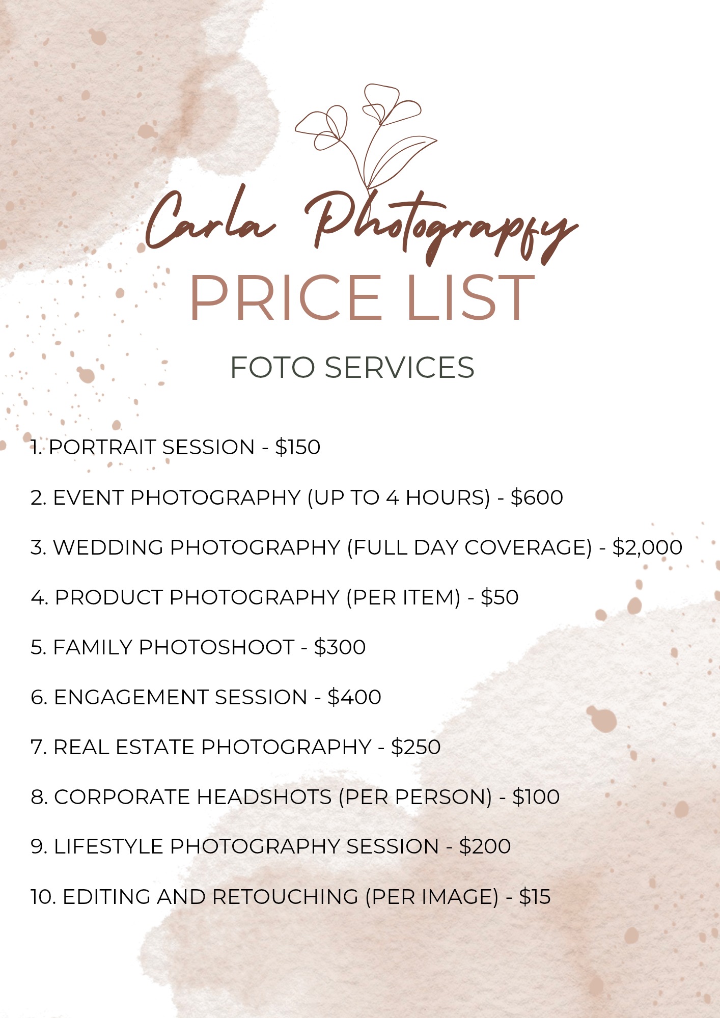 Jedna z ulotek które wykonałam