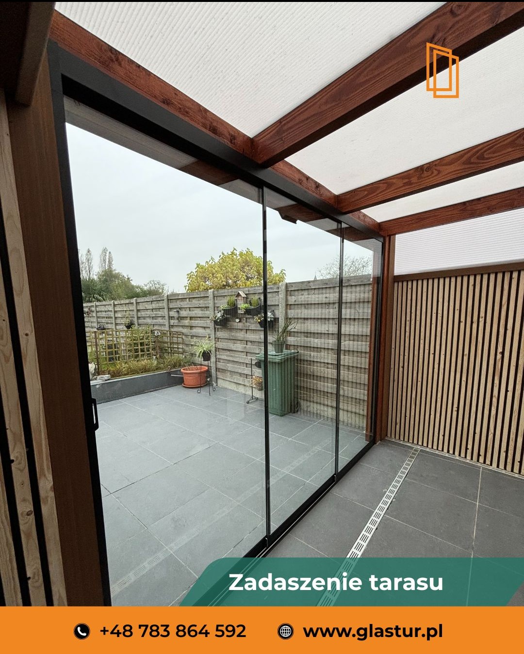 Zadaszenie tarasu z poliwęglanu