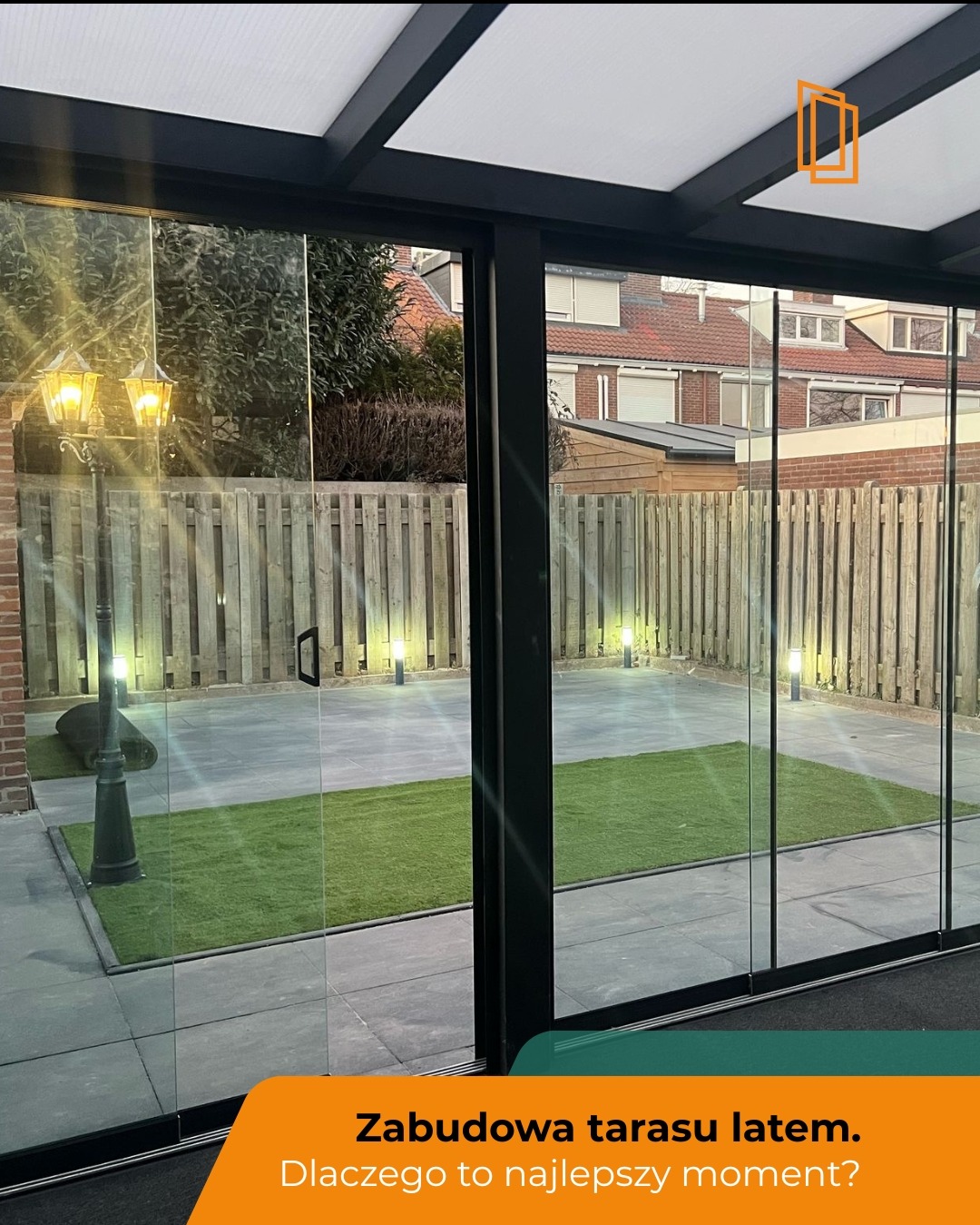 Zabudowa tarasu - Glastur Turek