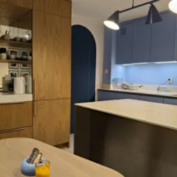 Efekty finalne - łuk na drzwiach, wyburzenia ściany, montaż mebli, gładź, malowanie.