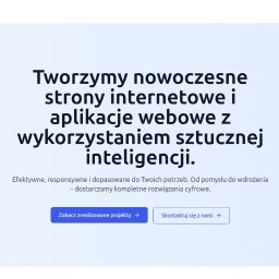 Strona firmowa, dostępna pod adresem https://enigo.pl