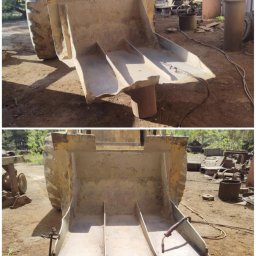 Paweł Przekop - Naprawa łyżki do ładowarki kołowej.