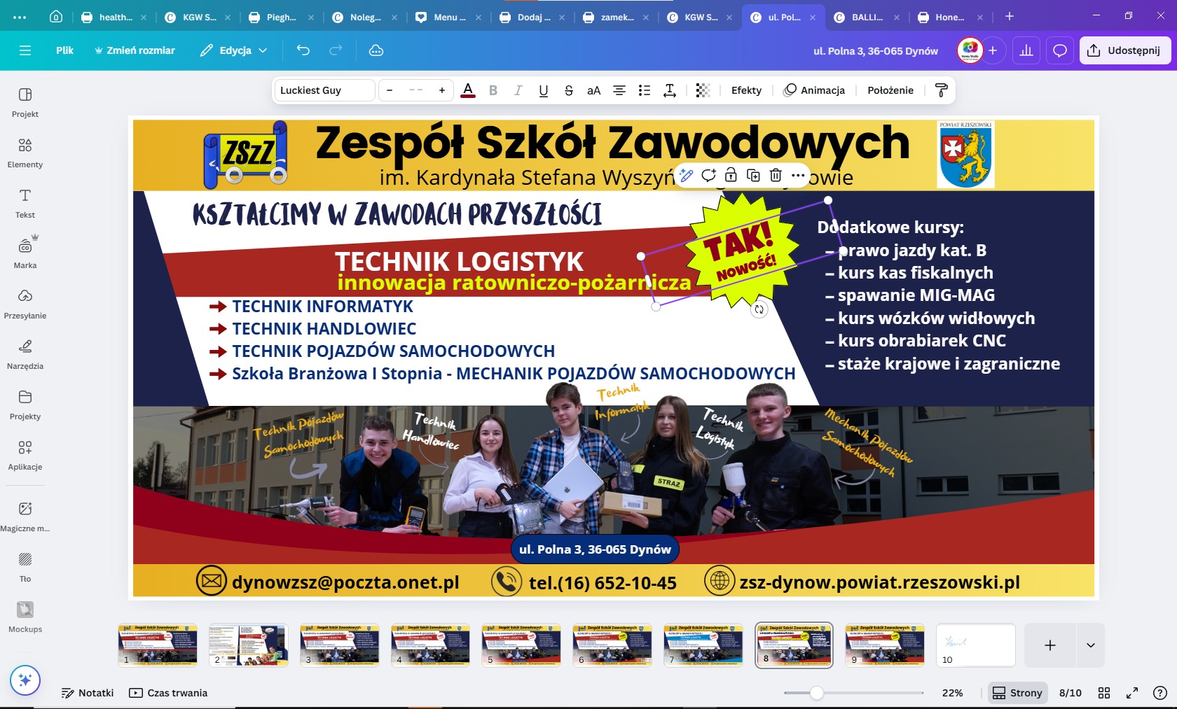 grafiki komputerowe na banery, plakaty itd