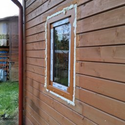 PAG OKNA I DRZWI Piotr Gniech - Okna Wikęd Veka Softline 76 MD z dodatkową trzecią uszczelka, kolor zloty dąb