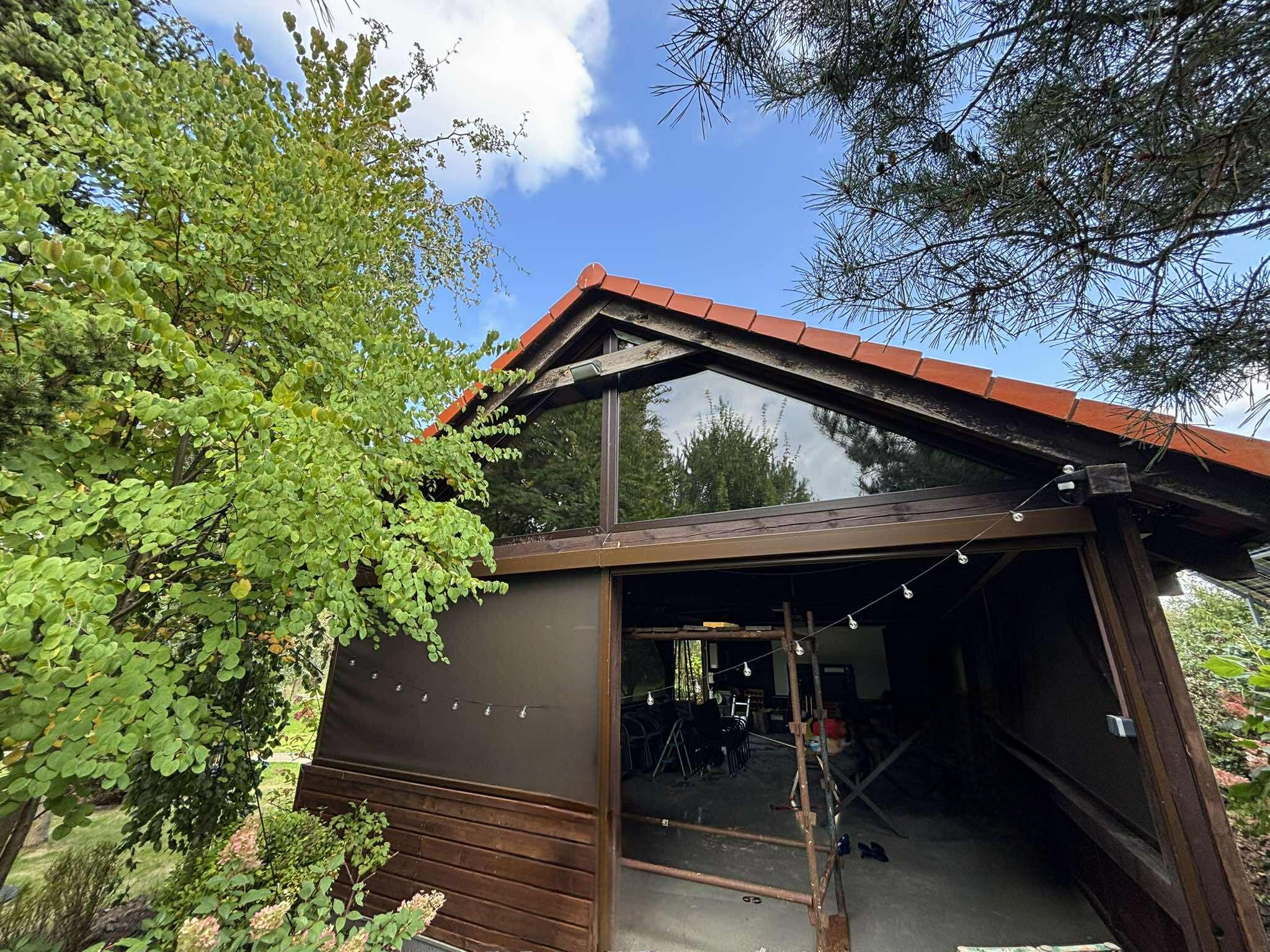 Wiata okna Wikęd Zestaw veka 70 perfectline standard kolr brąz