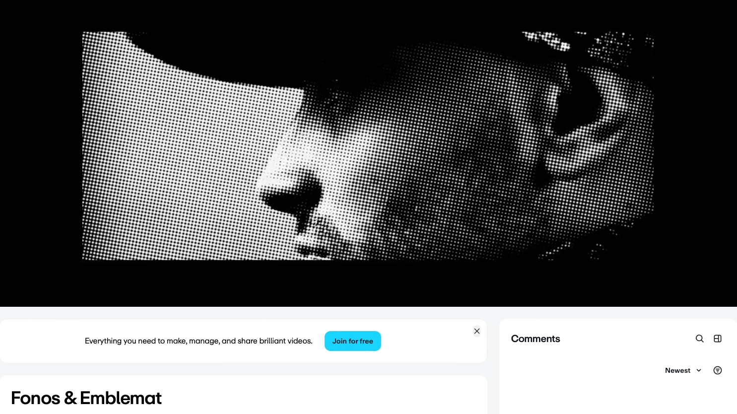 Czarno-biały portret osoby w czapce z daszkiem, wykonany w technice rastra, ukazujący profil twarzy z bliska. Efekt graficzny imituje druk.