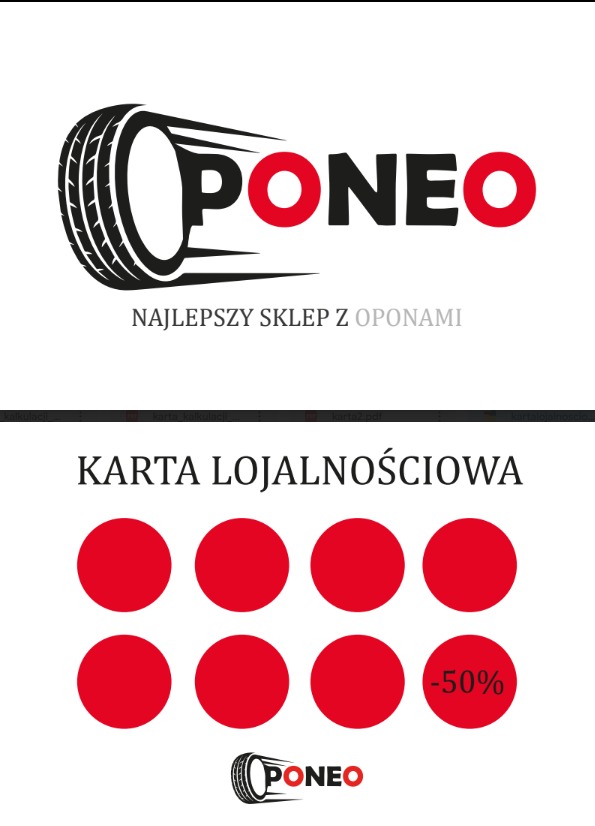 inspirowana karta lojalnościowa.