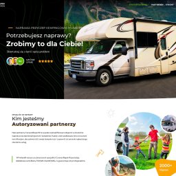 Strona internetowa dla firmy naprawiającej kampery