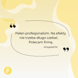 Opinia klienta na temat współpracy Fibinco 3