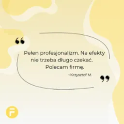 Opinia klienta na temat współpracy Fibinco 3