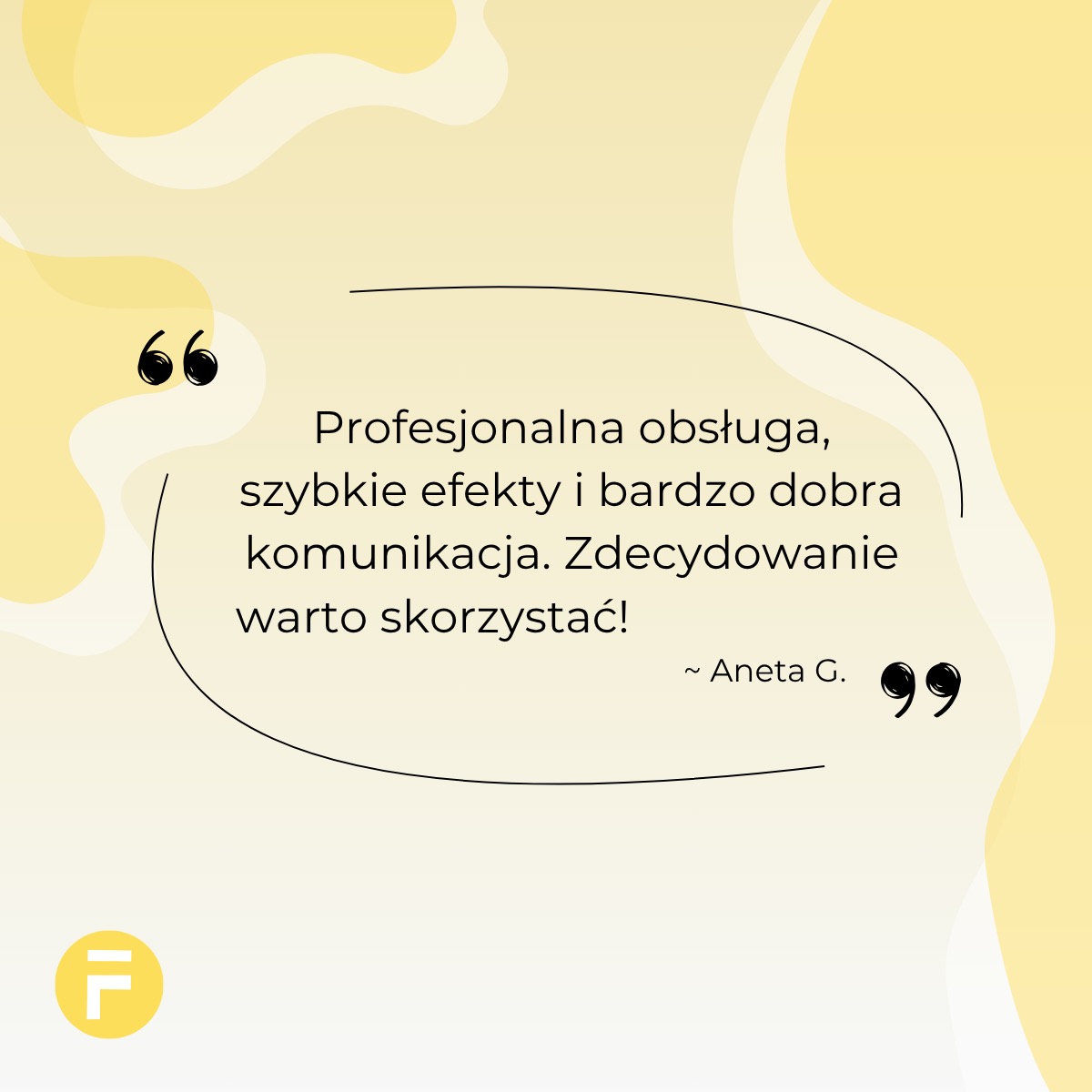 Opinia klienta na temat współpracy Fibinco 1