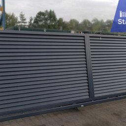 Brama przesuwna żaluzjowa 