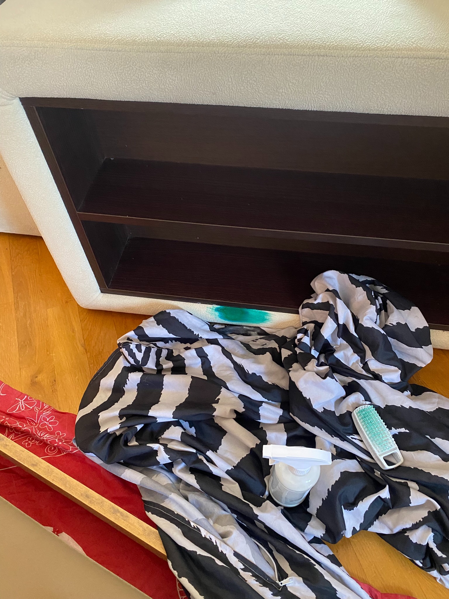 A tu plama od markera.