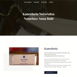 Jedna z ostatnich stron internetowych.