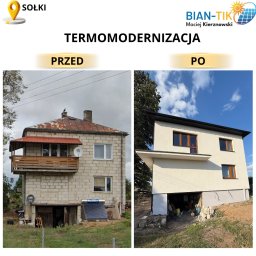 BIAN-TIKO MACIEJ KIERZNOWSKI - Termomodernizacja przed i po